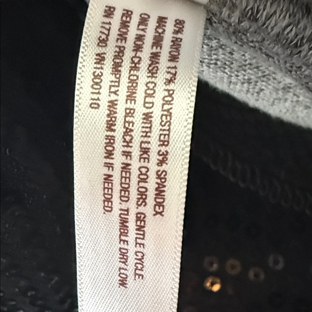 Gilligan & O'Malley Light Gray Cowl Neck Sweater - Picture 3 of 4